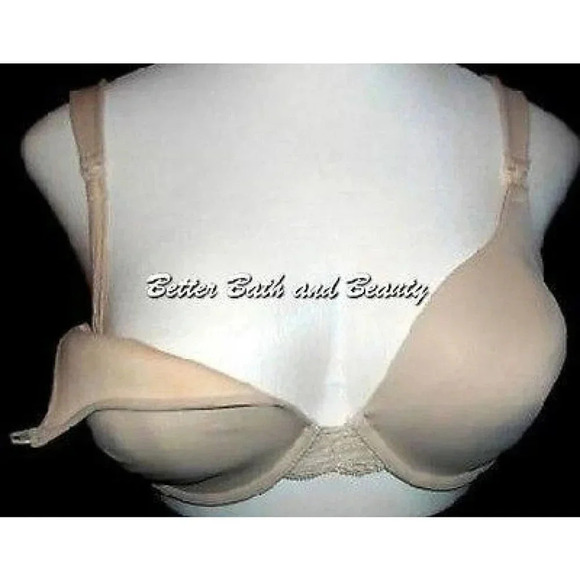 Motherhood Maternity Nursing Lace Trim Underwire Bra 38E Nude  Excellent Pre-own - Picture 6 of 7